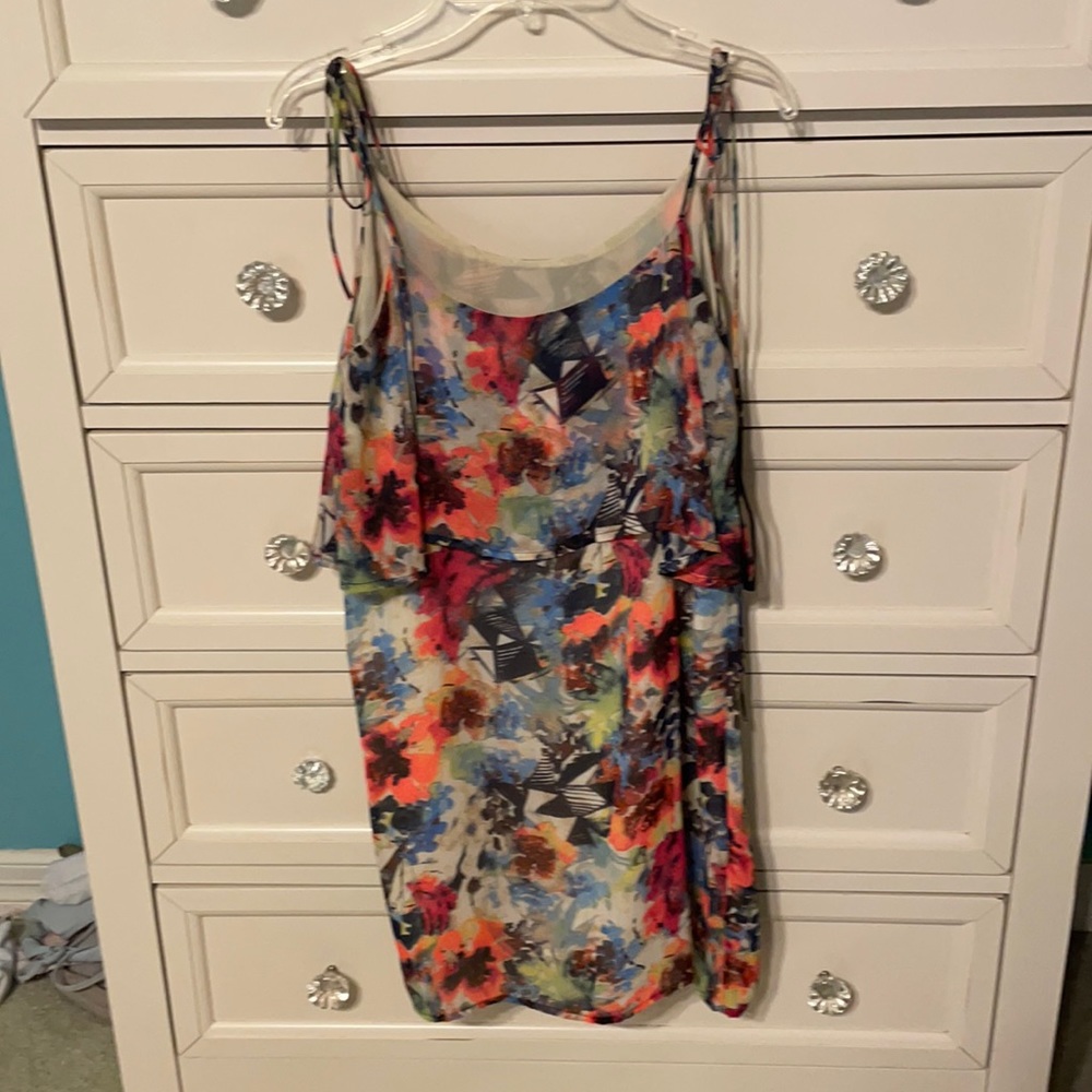 Abstract Floral dress
